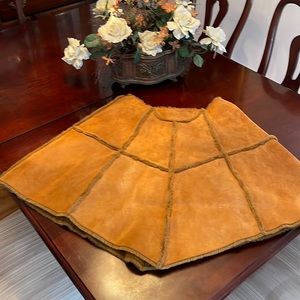 Ugg Suede Poncho with pockets